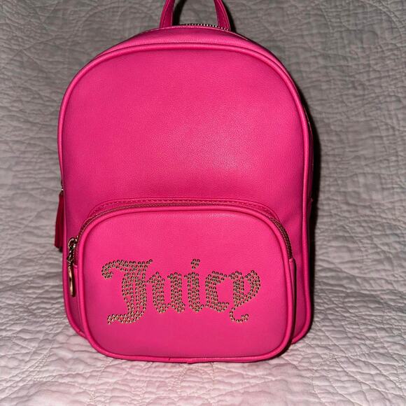 Juicy Couture Handbags - Juicy couture lovers hot pink brand new bag/mini back pack